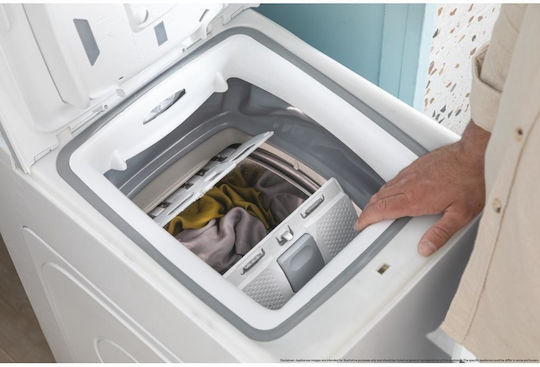 Candy Mașină de Spălat Rufe cu Încărcare Superioară 7kg 1200 Rotiri TCA273D2-S