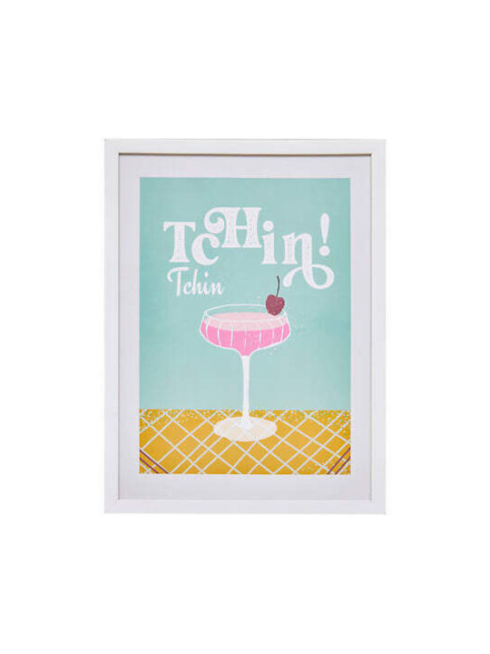 Atmosphera Painting Frame "Cheers To Your Love" – 30x40 cm – Cherie Cherry Collection 206433a