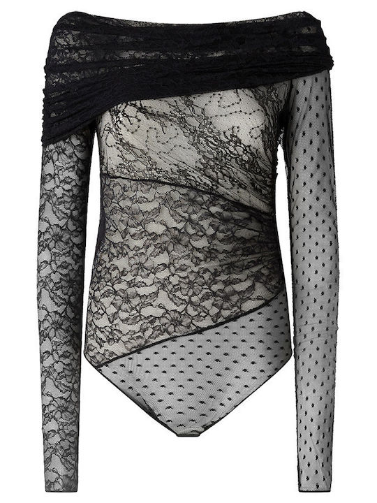 Black Jak Black Tight Bodysuit Lace