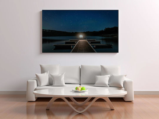 Painting Starry Night At Dock Έναστρη Νύχτα Στην Αποβάθρα 120x80