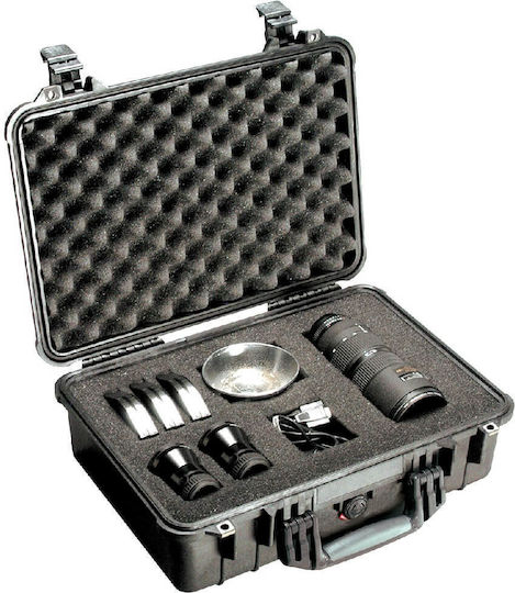 Peli 1500 Βαλίτσα Φωτογραφικής Μηχανής Μαύρη