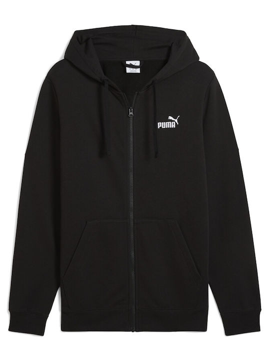 PUMA Black Hooded Cardigan