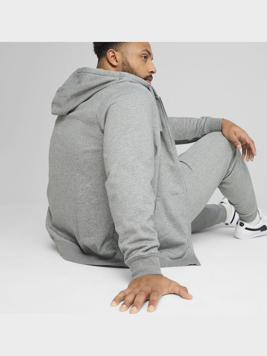 Sweatshirt with Hood Gray