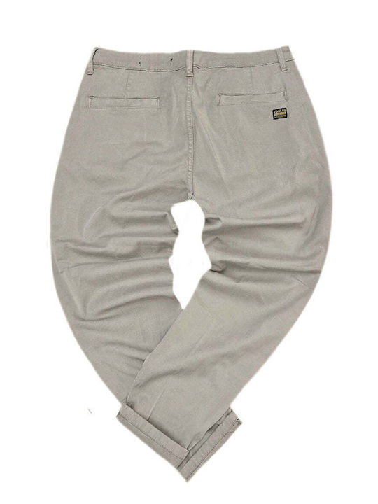 Pantaloni Bărbați Regular Fit Kaki Deschis