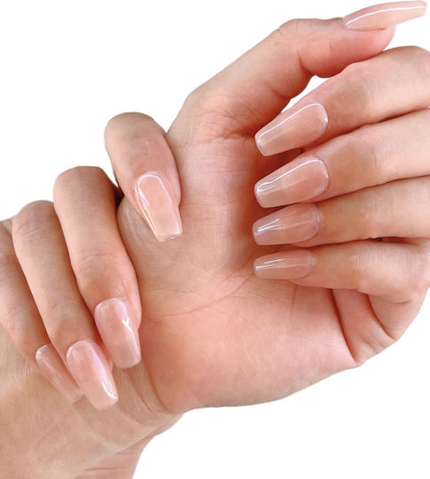 Nailvana Handmade Sfaturi pentru unghii Unghii false ovale de culoare nude 92363231