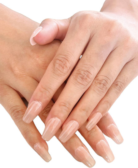 Nailvana Handmade Sfaturi pentru unghii Unghii false ovale de culoare nude 92363231