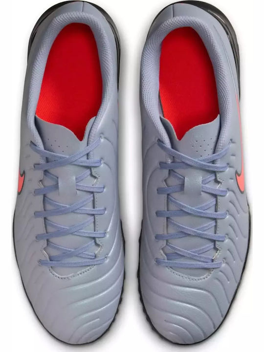 Nike Tiempo Legend 10 Club Football Shoes with Molded Cleats Silver