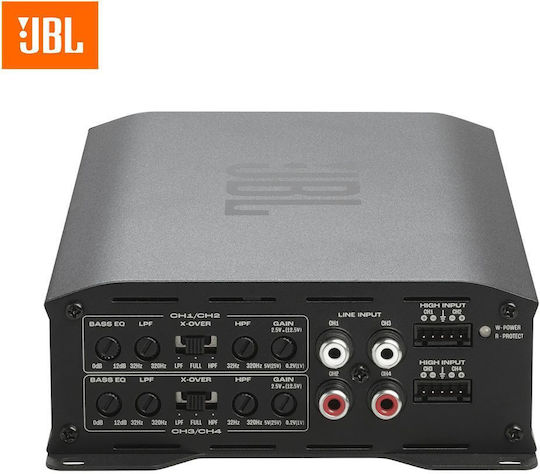Jbl Stage Gt 90041 Class D Car Audio Amplifier 4 Channels Total Power 1480watt