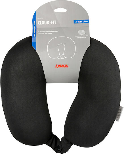 Lampa Cloudfit Μαξιλαράκι Ταξιδίου Πολυεστερικό Μαύρο