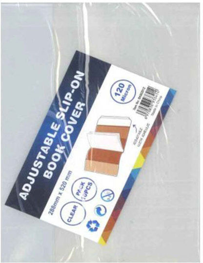 Label 5 Transparent Book or Notebook Cover 52x28.8cm 10 Pieces
