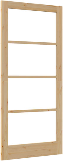 Innentür Glas Orkdal 93x202x4 Aus Massivem Kiefernholz