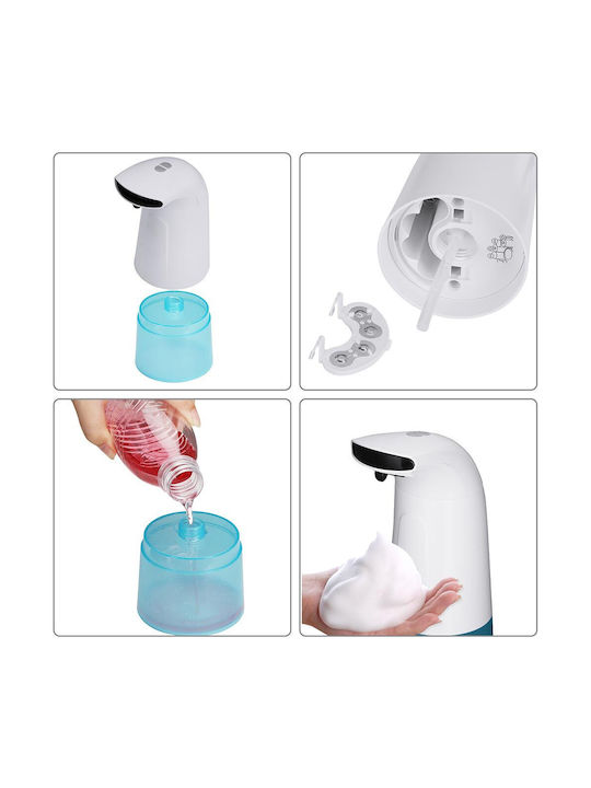 Bakaji Dispenser Πλαστικό με Αυτόματο Διανομέα Λευκό 270ml
