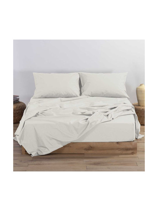 Nef-Nef Homeware Basic Set Față de Pernă cu plic de acoperire Ecru 52x72cm.