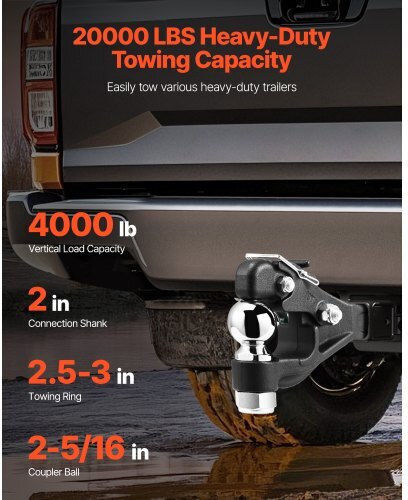 Vevor Tow Hook Car Maximum Towing Weight 1814kg