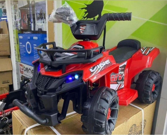 Motocicletă Cu 4 Roți Electrică 6 Volți Galbenă Pentru 2+ Ani