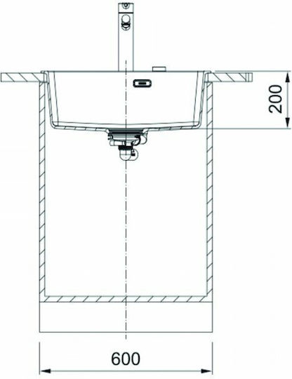 Franke Centro 2.0 CNG 610/210-54