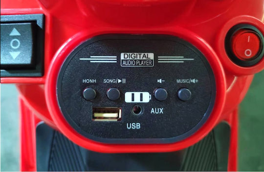 Motocicletă Cu 4 Roți Electrică 6 Volți Galbenă Pentru 2+ Ani