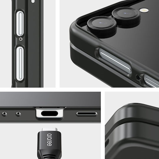 Araree Aero Back Cover Σιλικόνης / Πλαστικό Μαύρο (Galaxy Z Flip7)