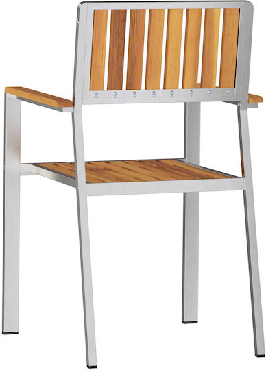 Scaun de exterior Lemn Silver, Brown