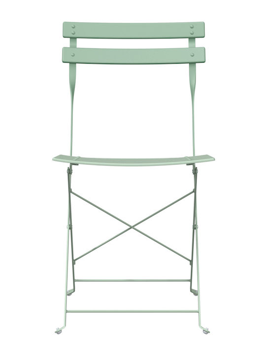 Outdoor-Stuhl Metallisch Fantastic Mint 2Stück 42x42εκ.