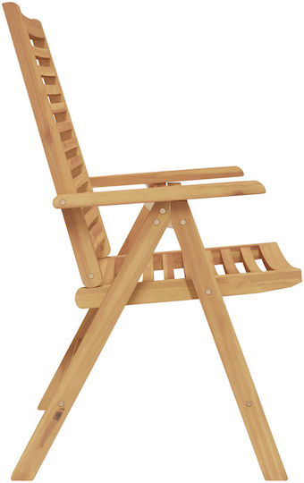 Scaun de exterior Lemn Tecă 6buc 52x60cm