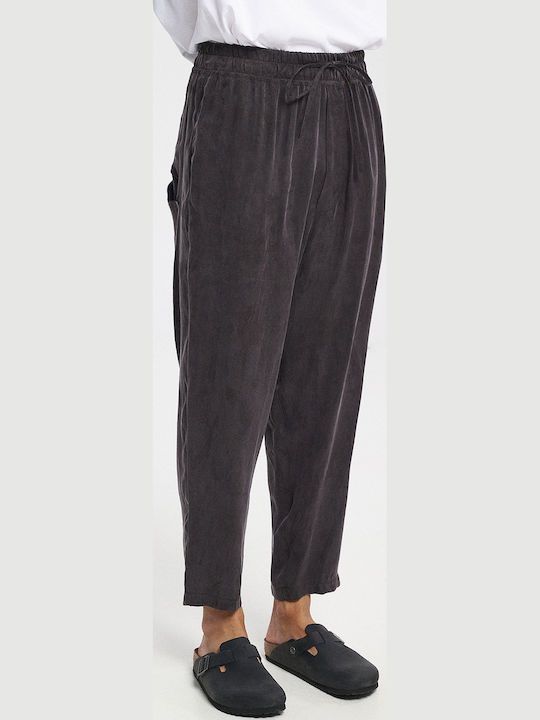 Παντελόνι σε Relaxed Εφαρμογή Dark Grey