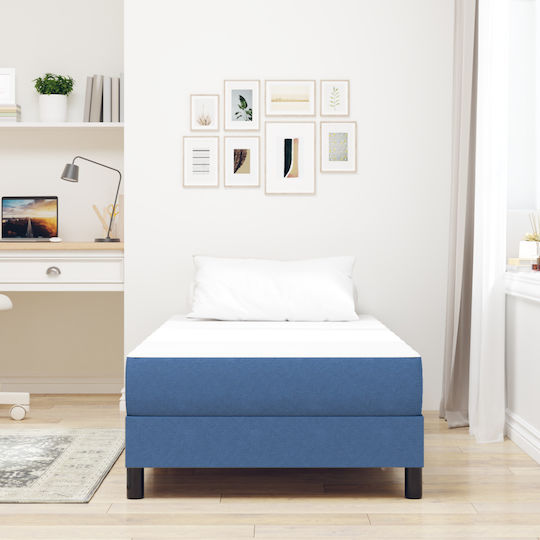 vidaXL Single Ergonomic Mattress 100x200x20cm with Independent Springs