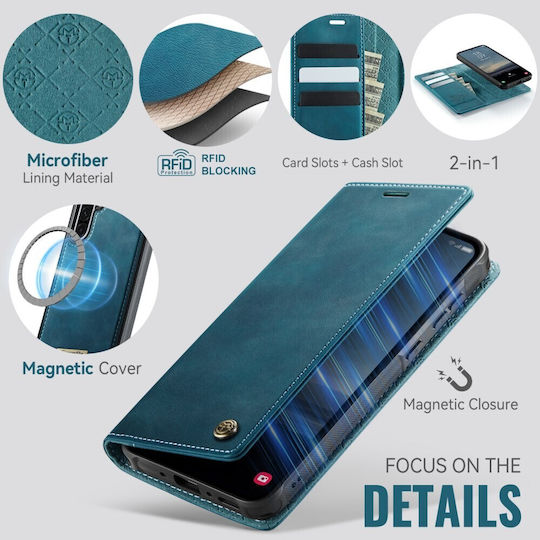 Caseme Book Silicone Blue (Galaxy A56)