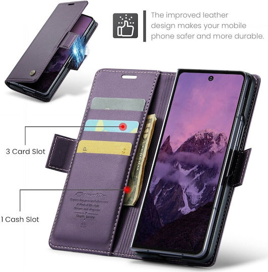 Caseme Wallet Μωβ (Galaxy Z Fold7)