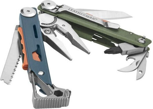 Leatherman Signal Free Knife Survival Educational Green in Sheath