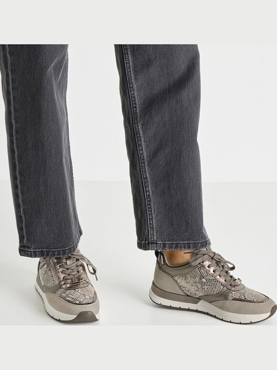 Sneakers Taupe / Snake