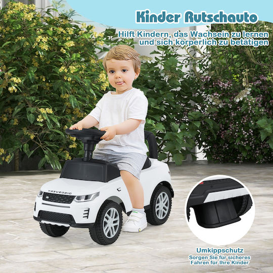 Costway Baby Walker Car Ride On for 12++ Months with Sounds TQ10396BS White