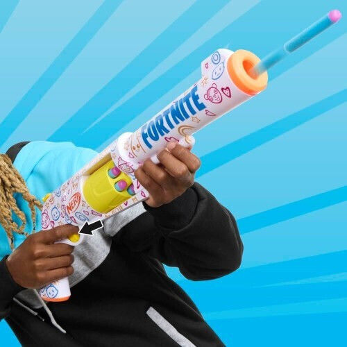 Hasbro Nerf Fortnite Frenz 4 Ever Blaster Dart Blaster G1132