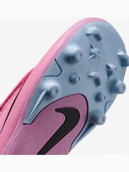 Mercurial Vapor 16 Club MG Kids Soccer Cleats And Shoes Molded Pink