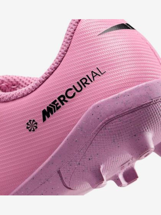 Mercurial Vapor 16 Club MG Kids Soccer Cleats And Shoes Molded Pink