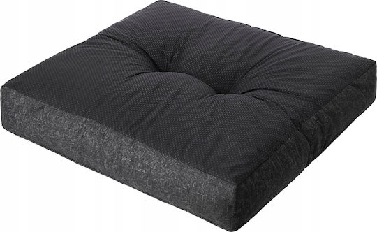 Garden Chair Cushion with Backrest Black
