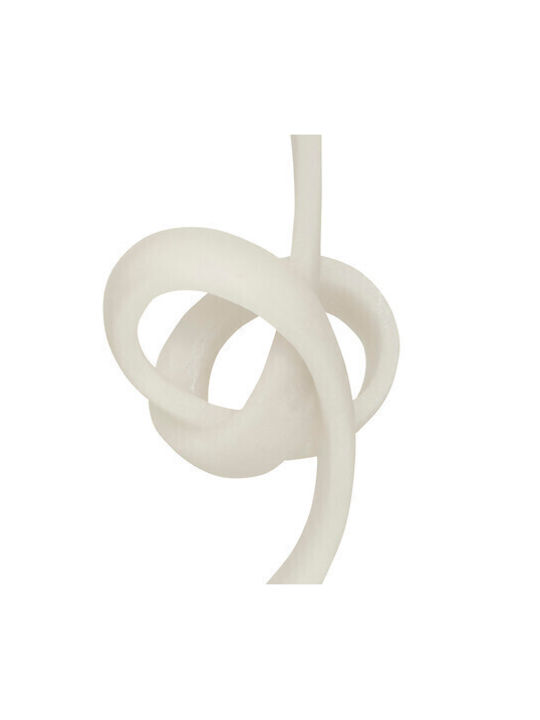 Atmosphera Decorative Louan Polyresin Height 45 cm White 211744