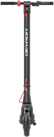 Devron Electric Scooter with 25km/h Max Speed and 30km Autonomy in Black Color