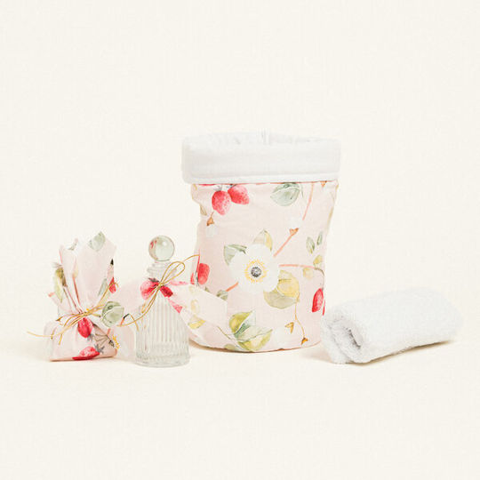 Handmade Oil Set Cylinder for Girl Strawberry Theme 337468 Ntampoudis Ntm-337468