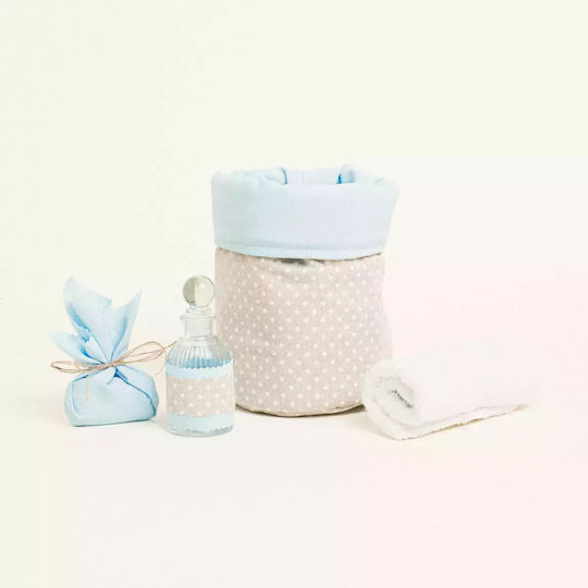 Beauty Home Cylinder Oil Set White Polka Dot