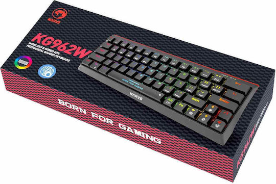 Marvo Hecate 61WR Wireless Gaming Mechanical Keyboard 60% with RGB lighting (English US)