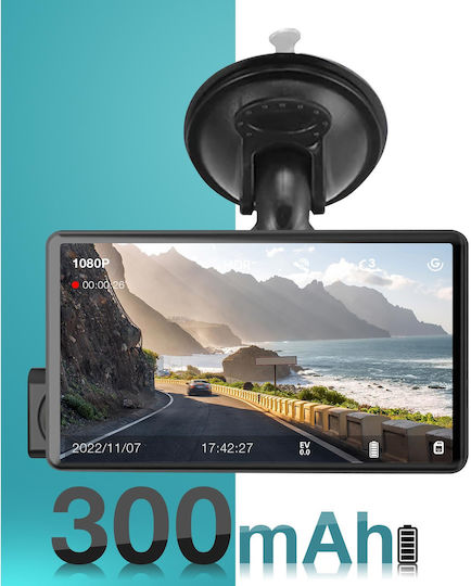 Dashcam Full Hd Video 1080p 2 Camera Front Rear Reversing Camera