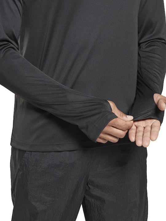 Long Sleeve Tech Αθλητικό T-shirt Night Black