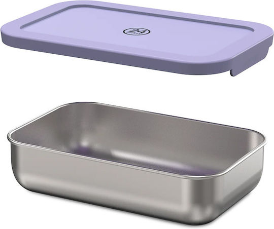 24Bottles Snack Box Inox Lunch Box Lilac 18.5cm