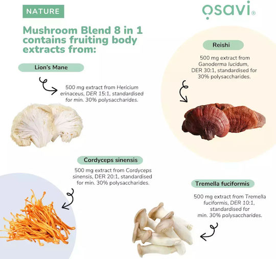 Osavi Mushroom Blend 8 in 1 200gr