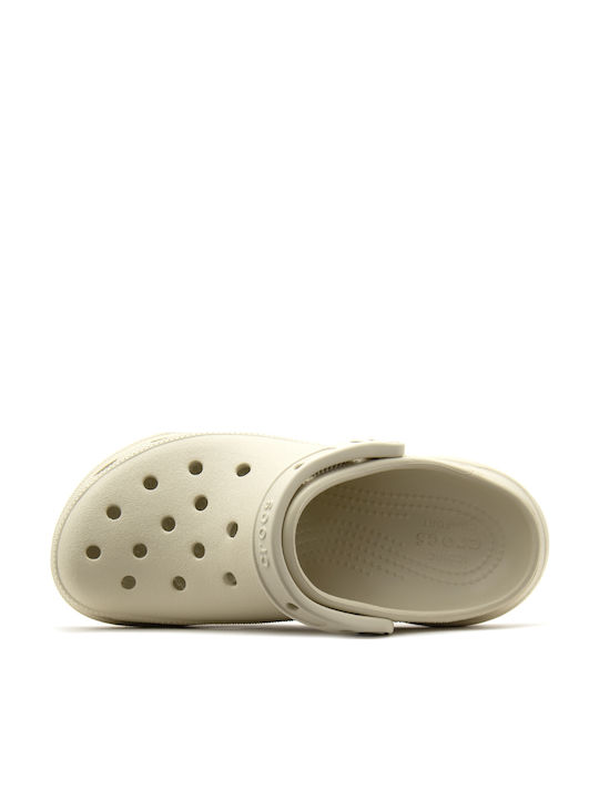 Crocs Bae Γυναικεία Σαμπό Μπεζ