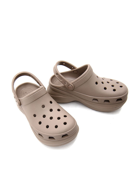 Crocs Bae Damen Clogs Braun