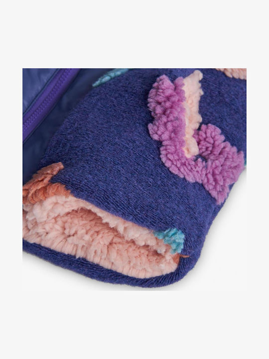Kids' Fur with Lining & Hood Purple