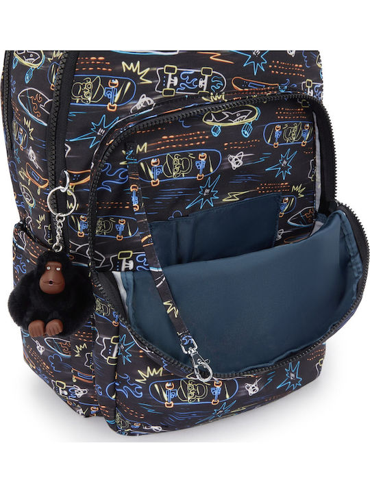 Kipling Seoul Τσάντα Πλάτης για Laptop 15" Πολύχρωμη