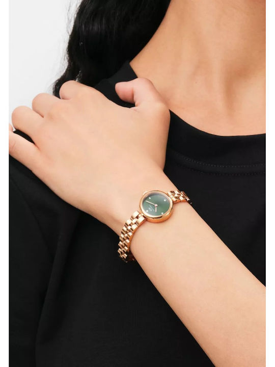 Daniel Wellington Lumine Ρολόι Μπαταρίας με Μεταλλικό Μπρασελέ